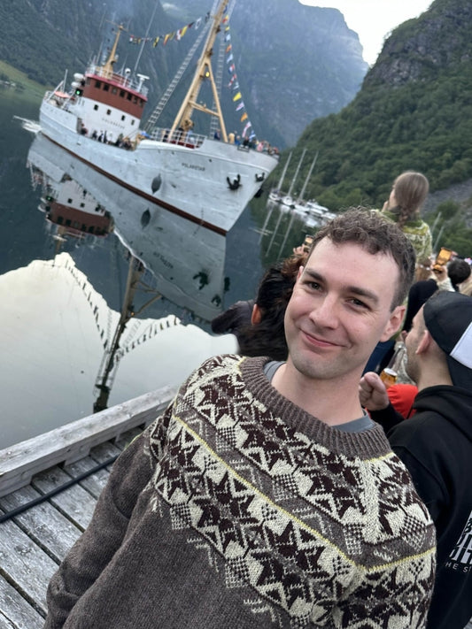 Hjørundfjord sweater LIGHT BROWN AUTUMN Men/Unisex